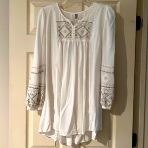 White Boho Shirt